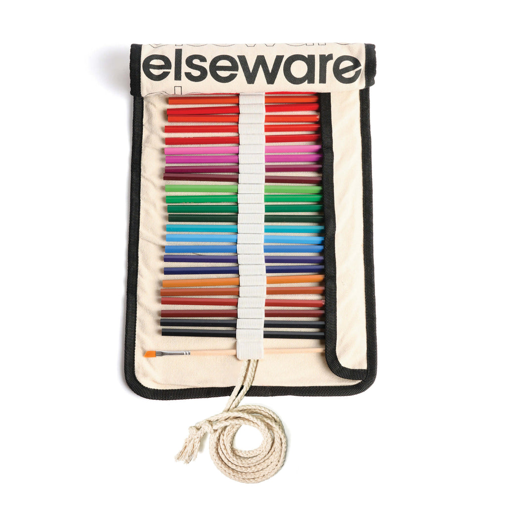 Watercolor Pencils – 36 Colors – Canvas Rollup – Eco-Friendly