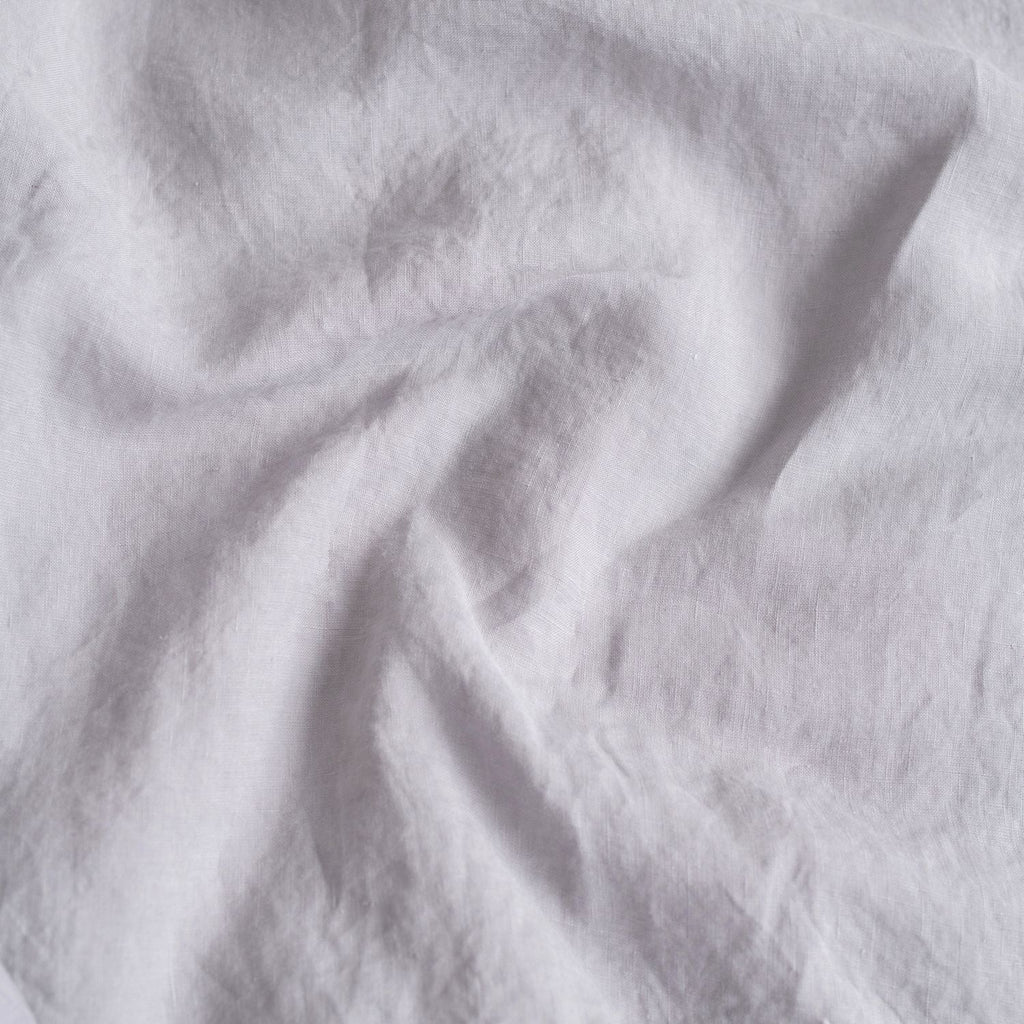 Linen Tales Light Grey Linen Duvet Cover Set