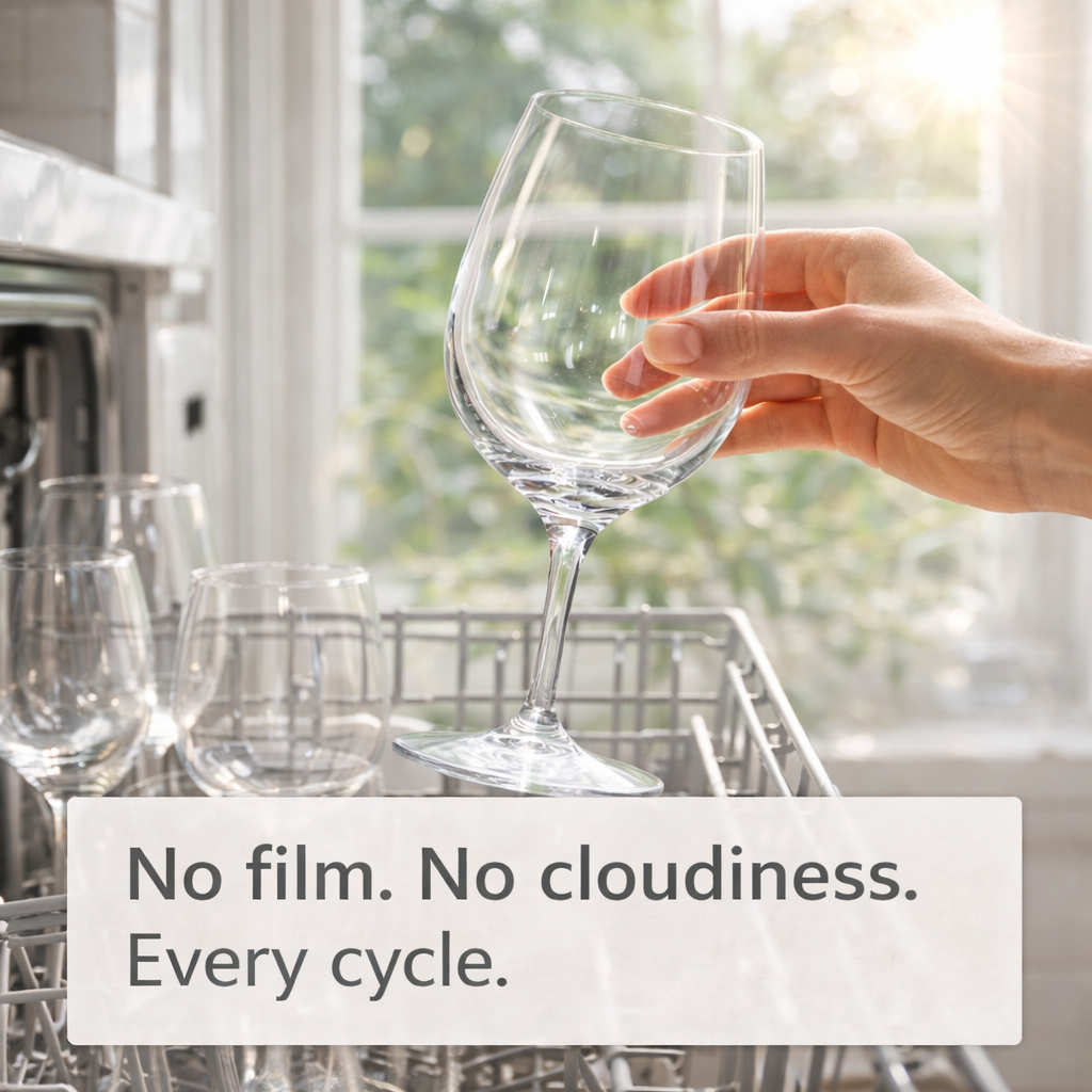 Powerful Dishwasher Detergent with Enzymes