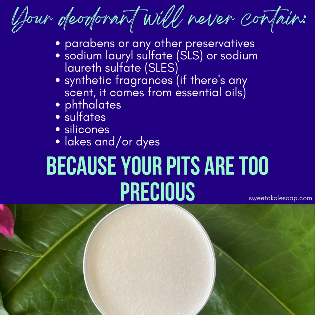 Lavender Aluminum Free Deodorant for Sensitive Skin