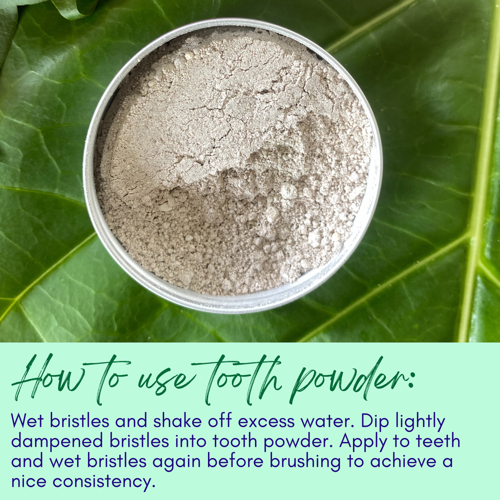 Sweet Cinnamon Tooth Powder with Hydroxyapatite for Enamel Strength
